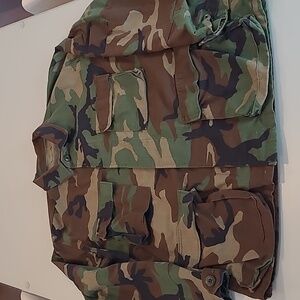 EUC VTG Lightweight Nato Combat Woodland Camoflouge Army Jacket